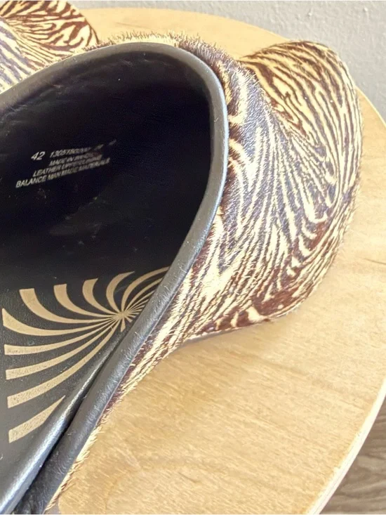 Dansko zebra calf hair clog heels size 42 11/11.5 zebra animal print - Picture 8 of 9
